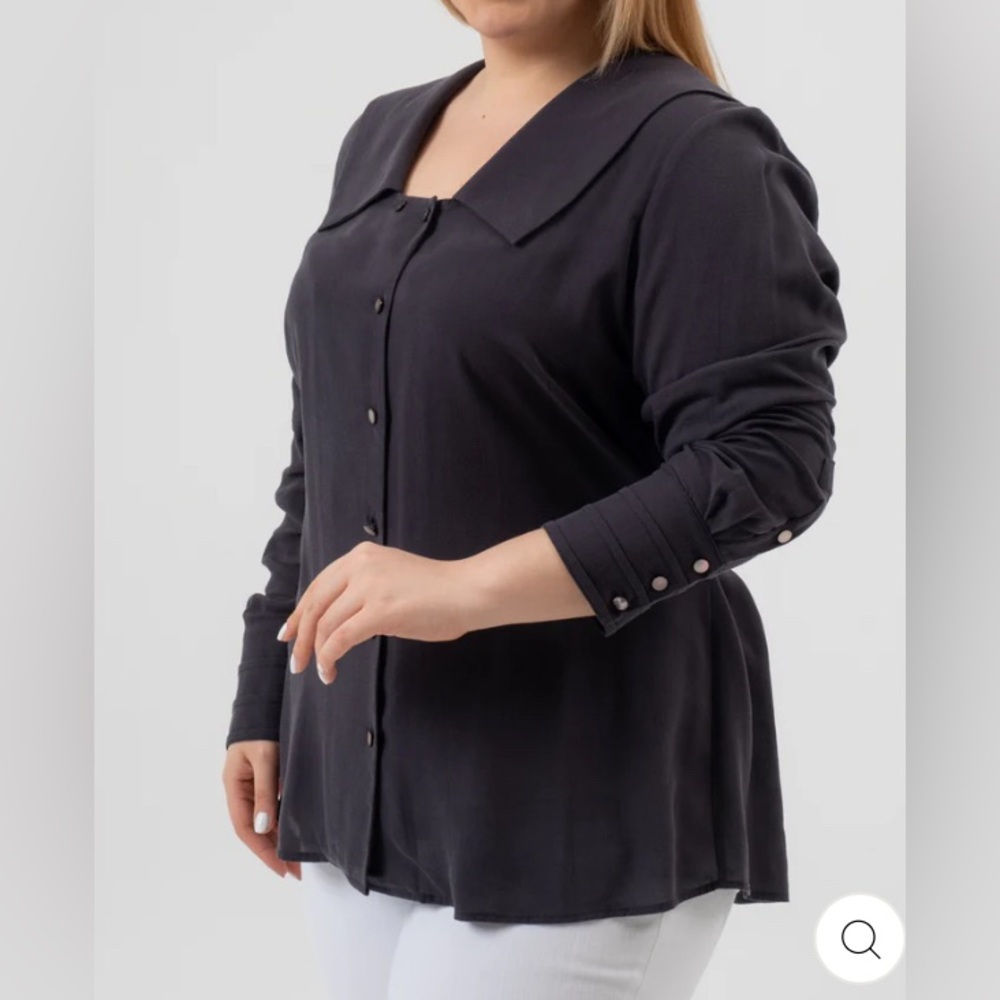 $212 Harshman GENEVA SHIRT 100% Tencel Size 3XL Long Sleeve Navy Color NWT